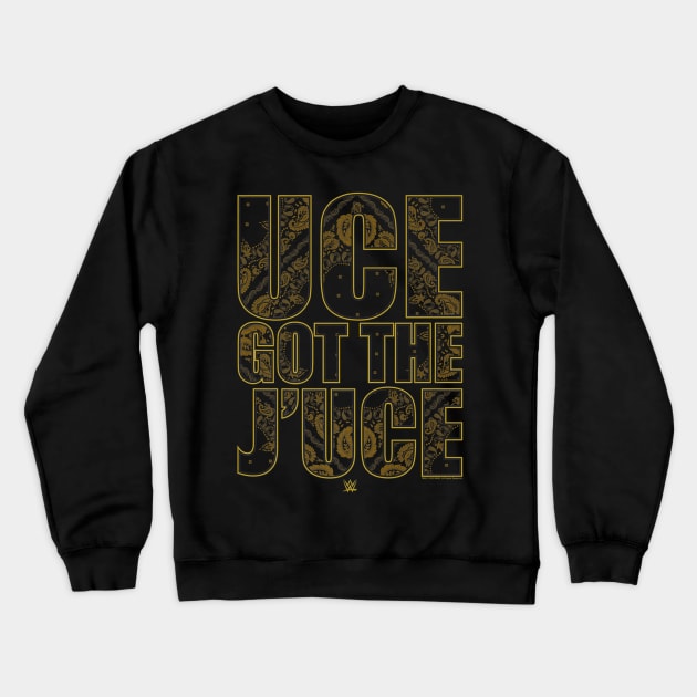 The Bloodline Usos Uce Got The J'uce Patterned Text Logo Crewneck Sweatshirt by Holman